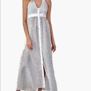 La Ligne Isadora New York Halter Maxi Dress Size Medium NWOT